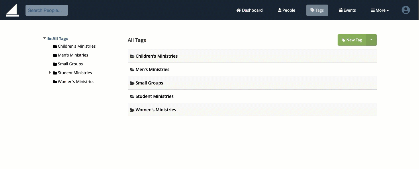 Best Practice for Tags Breeze Church Management