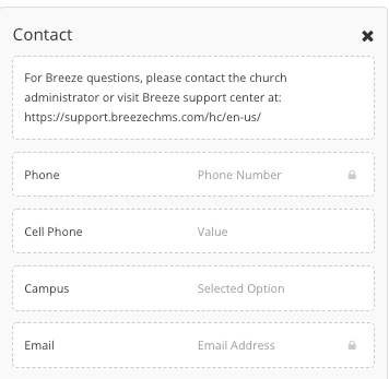 use breeze church management software for mail